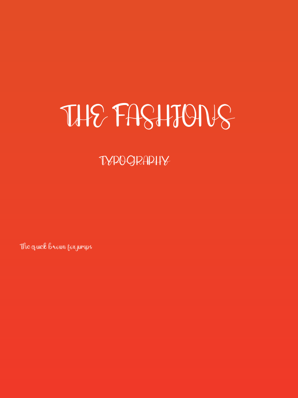THE Fashions Poster