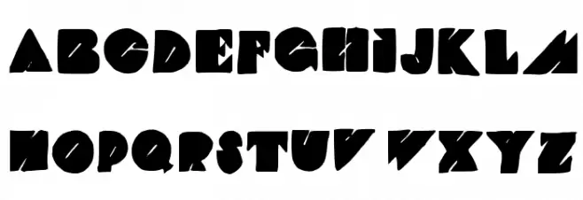 THE GLITCH MOB Medium Schriftart Groß