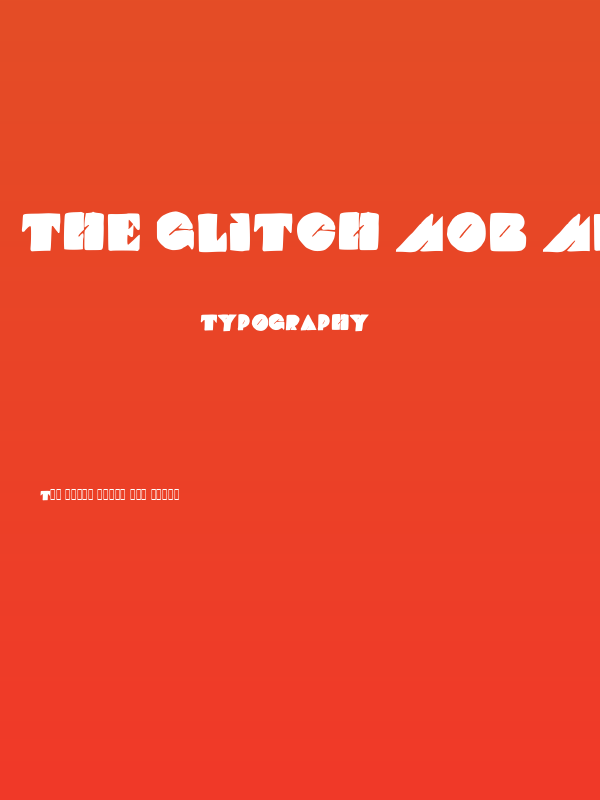 THE GLITCH MOB Medium Poster