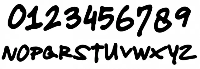 THE GRAFFITI FONT DE Font OTHER CHARS