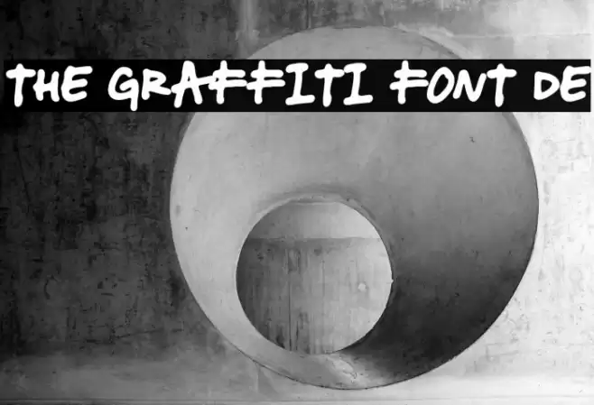 THE GRAFFITI FONT DE Font examples