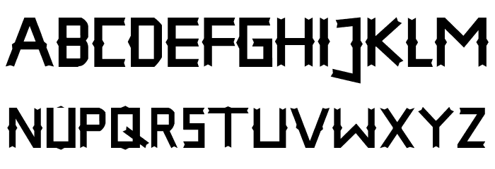 THE HAMPHA Font LOWERCASE