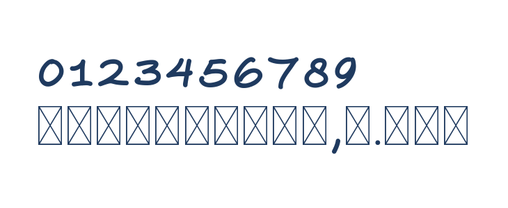 THE HANDWRITTEN FONT Other Characters