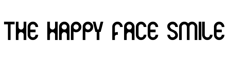 THE HAPPY FACE SMILE  font caratteri gratis