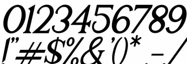 THE HELMUNTE Italic Font OTHER CHARS