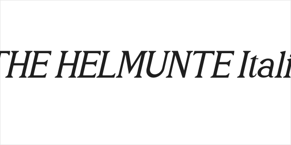 THE HELMUNTE Italic Logo