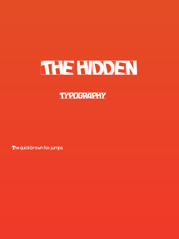 THE HIDDEN Poster