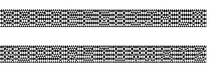 THE ILLUSION OF THE JESTER Regular Font LOWERCASE