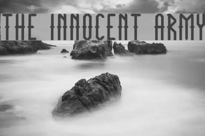 THE INNOCENT ARMY Font examples