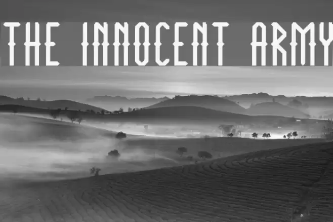 THE INNOCENT ARMY Font examples