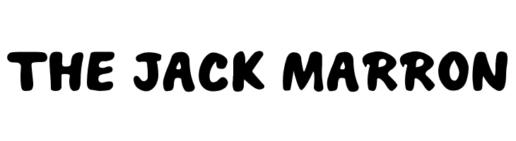 THE JACK MARRON  Frei Schriftart Herunterladen