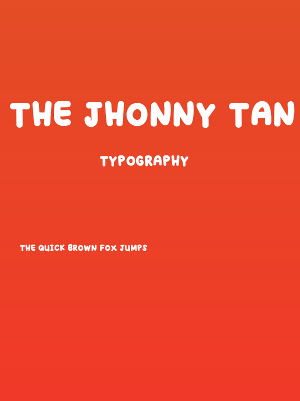 THE JHONNY TAN Poster