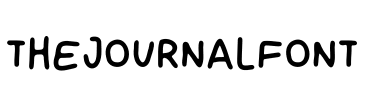 THE JOURNAL FONT  Free Fonts Download