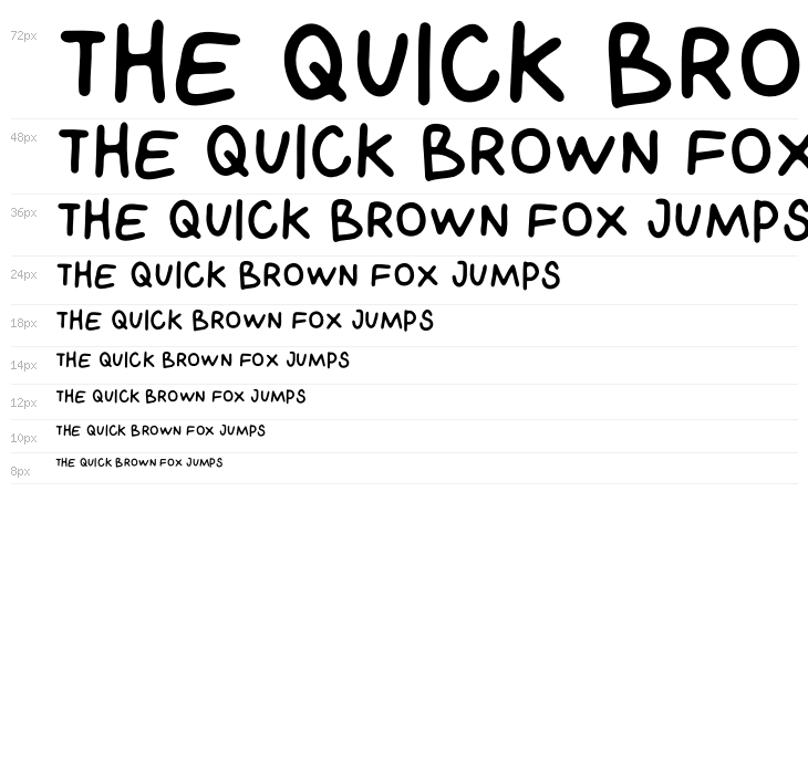 THE JOURNAL FONT Waterfall