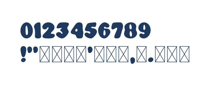 THE KIDS FONT DEMO Other Characters