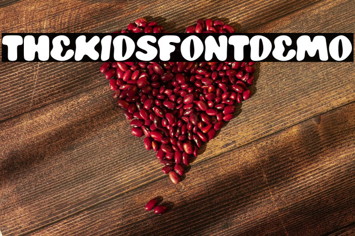 THE KIDS FONT DEMO Example 2