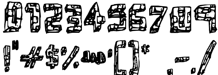 THE LABORATORY Font OTHER CHARS