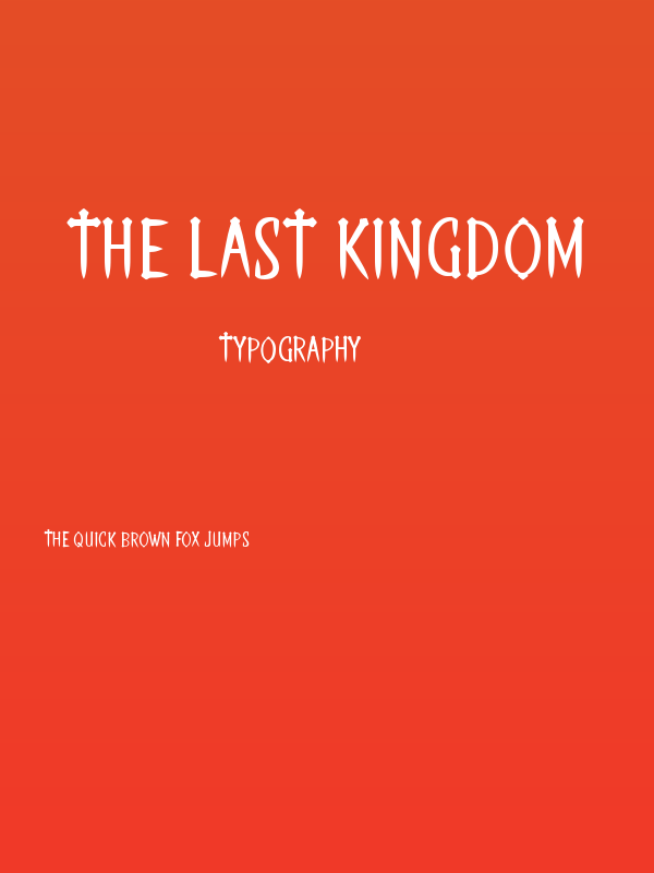 THE LAST KINGDOM Poster