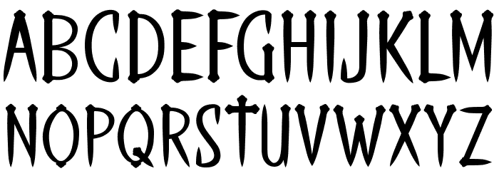 THE LAST KINGDOM Font LOWERCASE