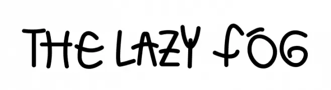 THE LAZY FOG  Free Fonts Download