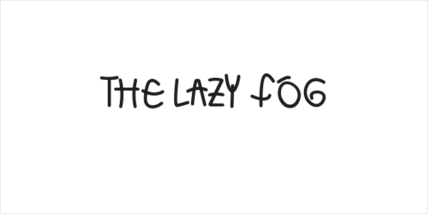 THE LAZY FOG Logo