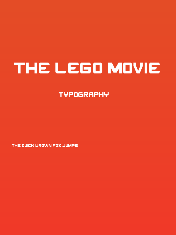 THE LEGO MOVIE Poster