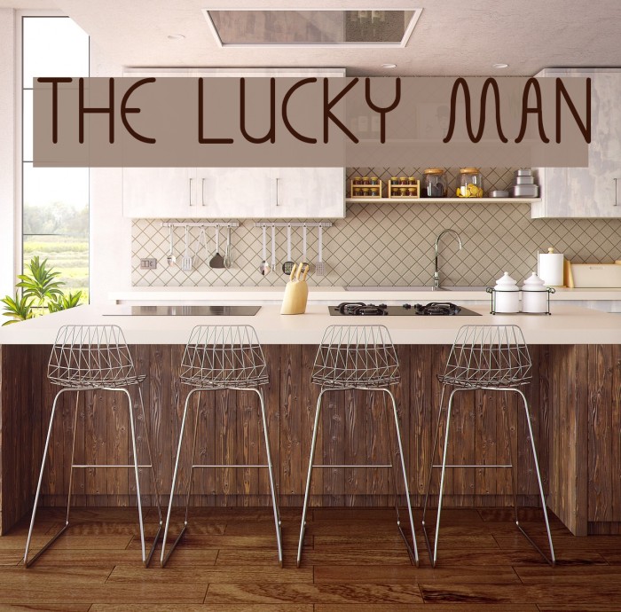 THE LUCKY MAN Fonte examples