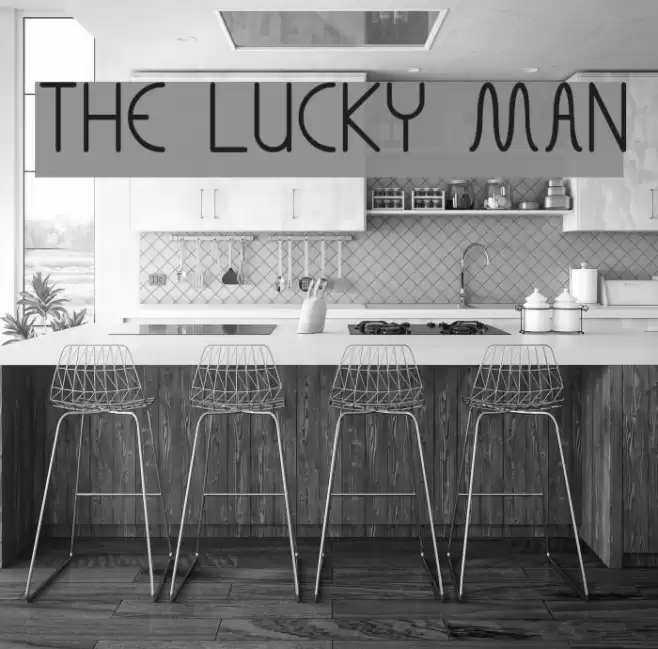 THE LUCKY MAN Font examples