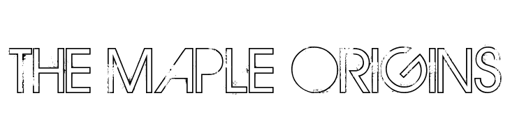 THE MAPLE ORIGINS  Frei Schriftart Herunterladen
