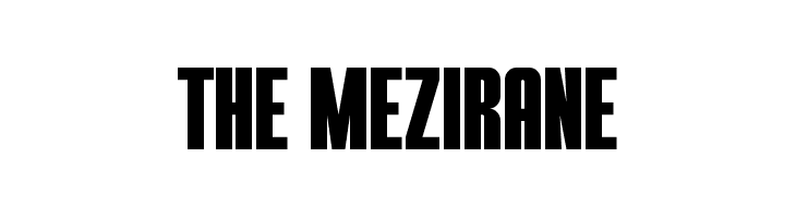 THE MEZIRANE  Free Fonts Download