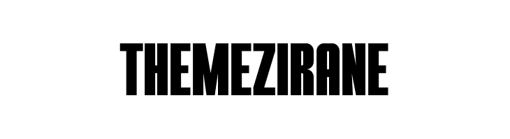THE MEZIRANE  font caratteri gratis