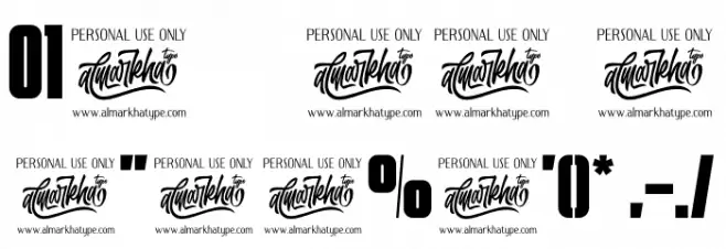 THE MEZIRANE Font OTHER CHARS