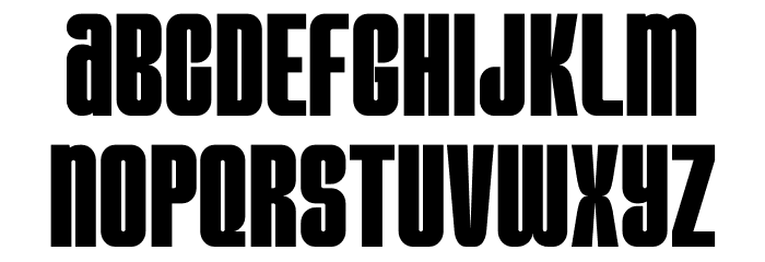 THE MEZIRANE Font LOWERCASE