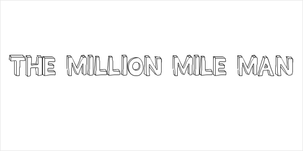 THE MILLION MILE MAN Logo