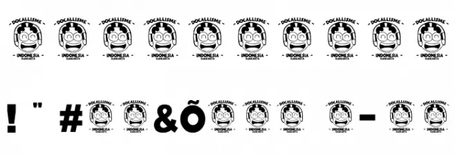 THE MINION Font OTHER CHARS