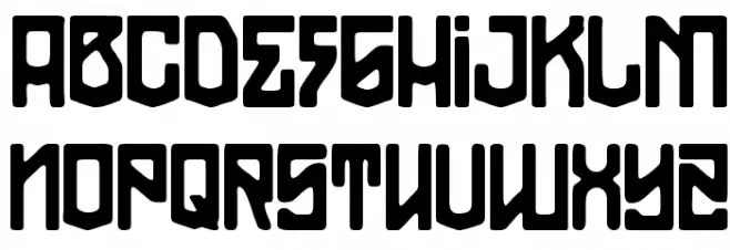 THE MODERN PIRATES! Schriftart Groß