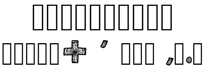 THE MORGUE Font OTHER CHARS
