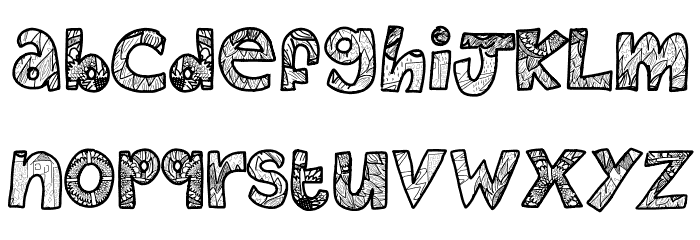 THE MORGUE Font LOWERCASE