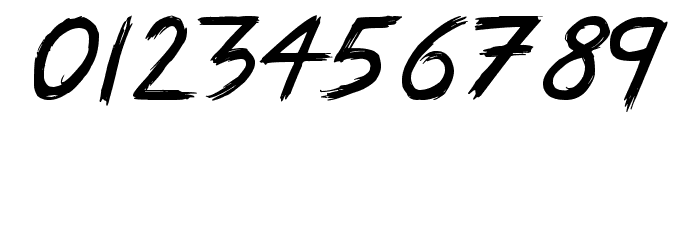 THE MURDER Schriftart Anderer Schreiben