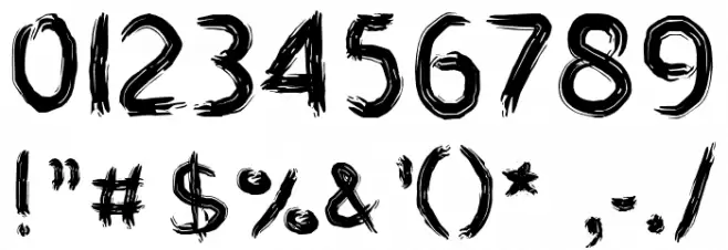 THE MYTH OF RIVER SOLO Font OTHER CHARS