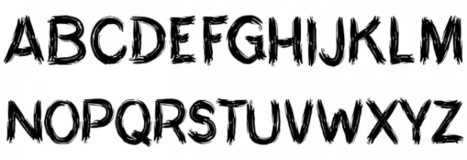 THE MYTH OF RIVER SOLO Schriftart Groß