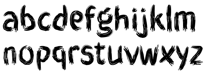 THE MYTH OF RIVER SOLO Font LOWERCASE