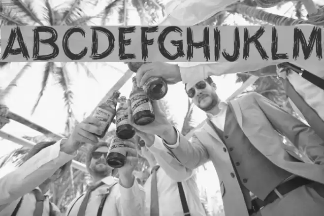 THE MYTH OF RIVER SOLO Font examples