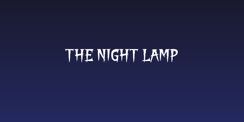 THE NIGHT LAMP Social Header
