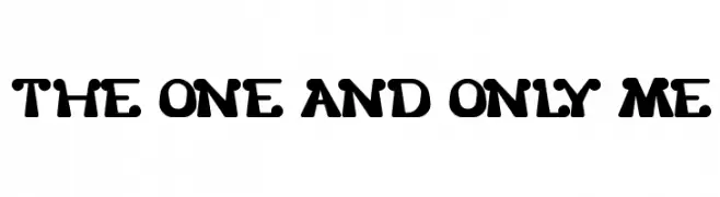 THE ONE AND ONLY ME  Fuentes Gratis Descargar