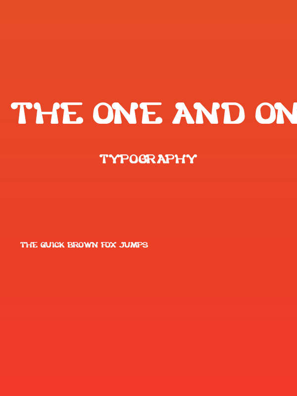 THE ONE AND ONLY ME Poster