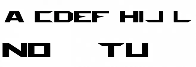 THE ONE Шрифта ВЕРХНИЙ