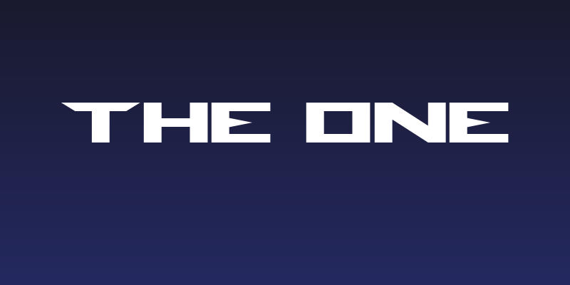 THE ONE Social Header