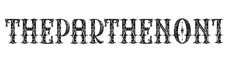 THE PARTHENON1  フリーフォントのダウンロード