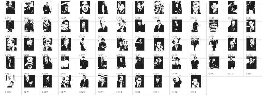 THE PRINCE Character Map